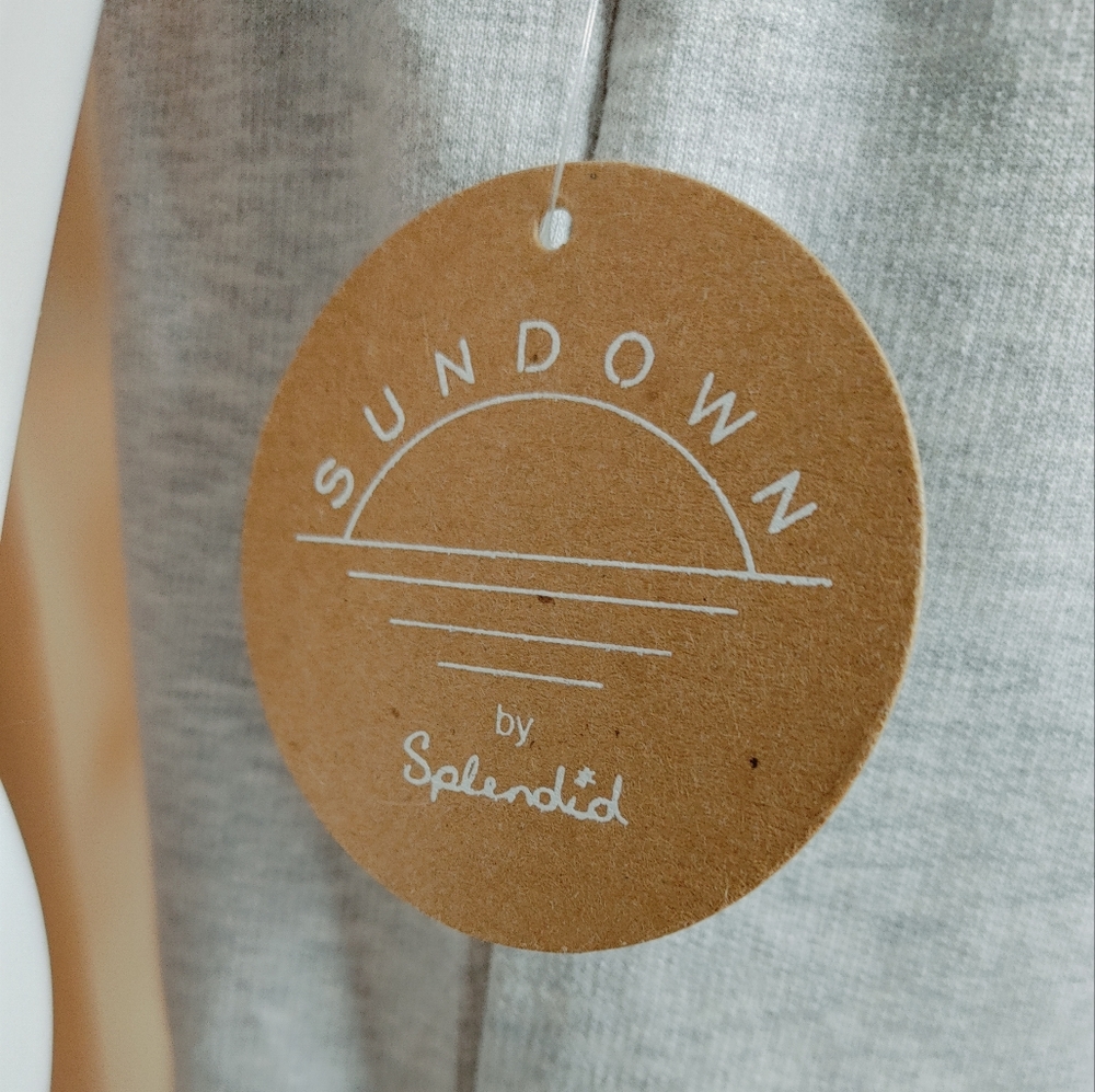 SUNDOWN BY SPLENDID HEAT PLAYA DRAWSTRING ELASTIC RIBBED WAIST SHORTS L - Picture 8 of 9